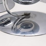 Pair of mid century space-age positioning desk lamps, 1960, Central Europe