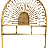 Set of 3 rattan headboards, France 60s