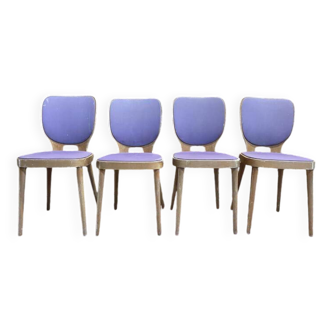 Suite de 4 chaises Baumann