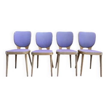 Suite de 4 chaises Baumann