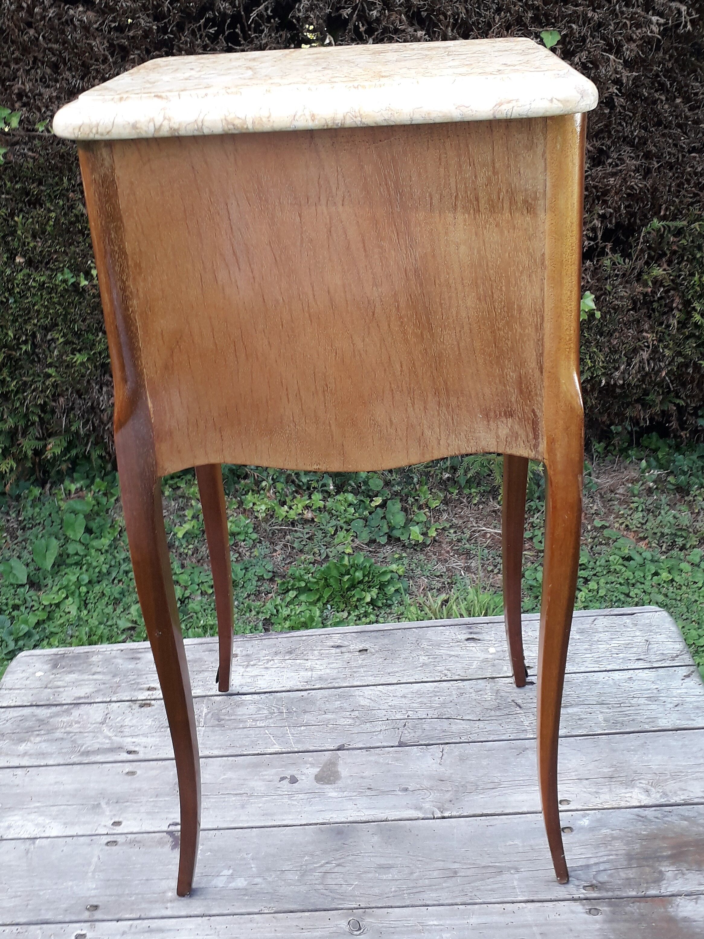 Bedside style louis XV marquetry