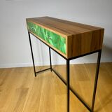 Console Straw marquetry scales