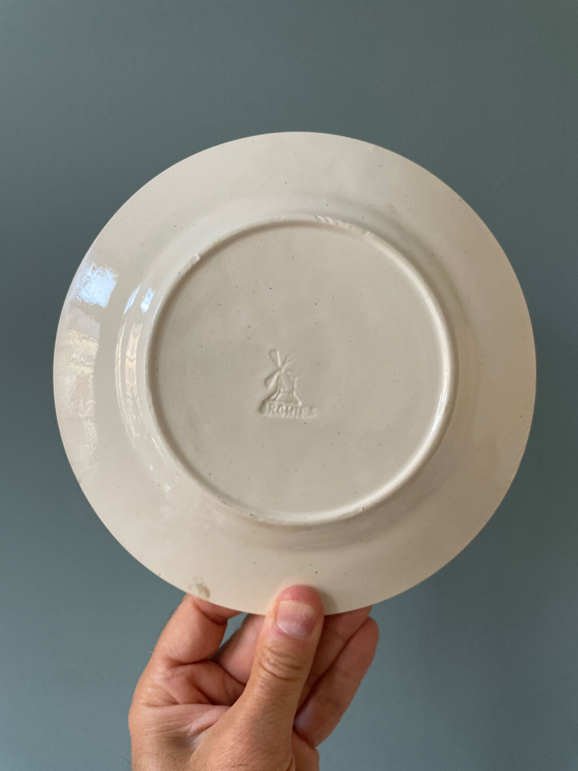 Lot 4 slip plates Orchies Moulin des Loups