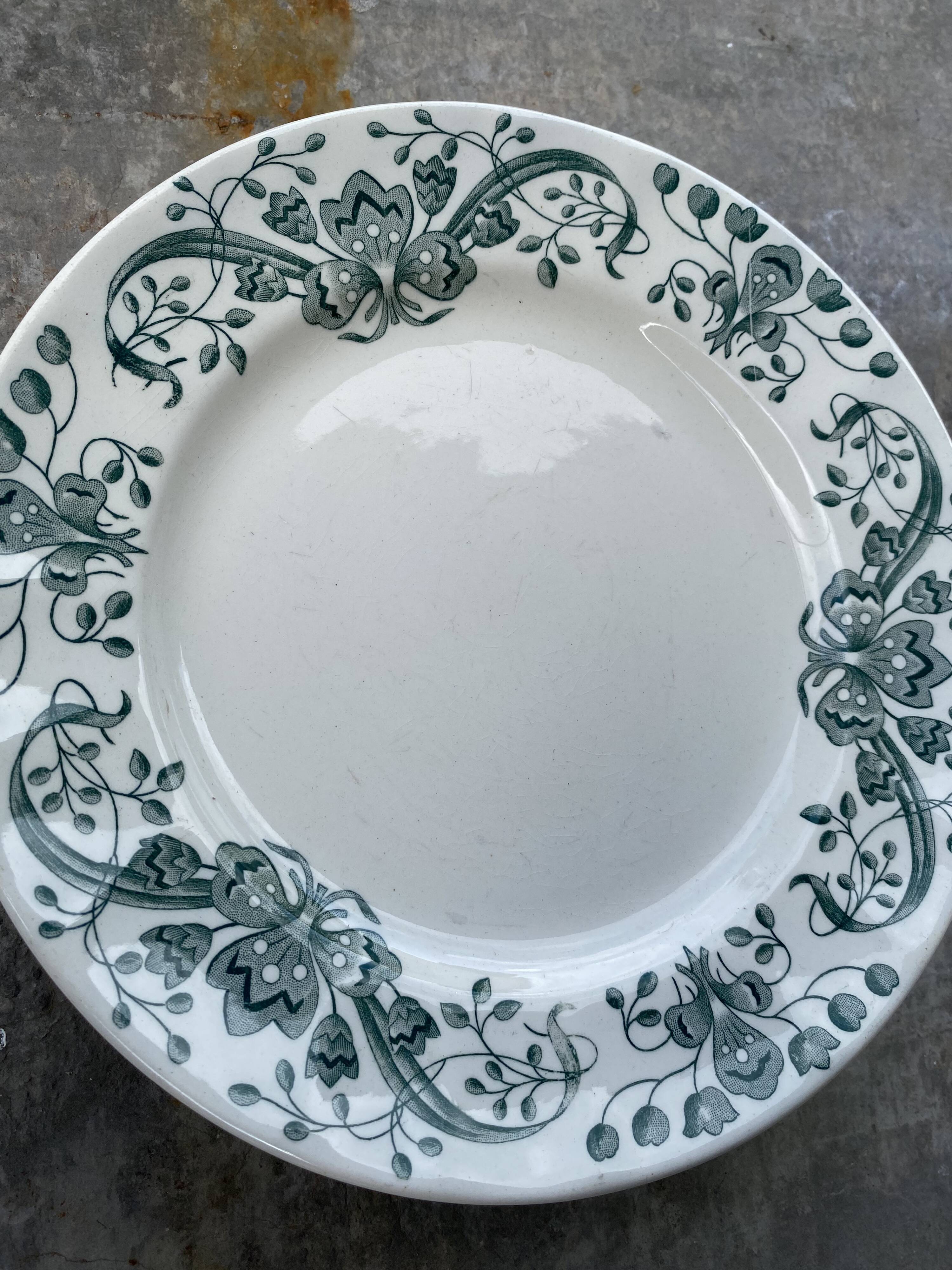 Shallow dish on an old pedestal – Longchamp, model "Figuig"