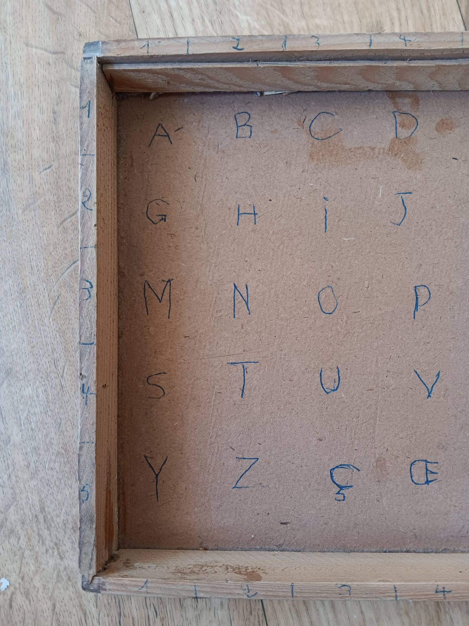 Cubes alphabétiques instructifs, début 20ème siècle