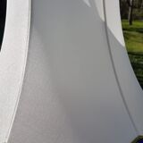 2 handmade lampshades in satin silk canvas