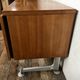 Sideboard in teak feet chrome sliding doors by Voko in 1960