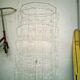 Metal turnstile display