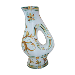 Vase pichet zoomorphe - ceramique quimper