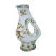 Zoomorphic ceramic pitcher vase from the 60s, signed Helguen Keraluc Quimper