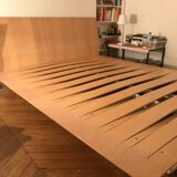 Sottiletto bed in bleached beech