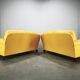Pair of Poltrona Frau George Leather Sofas, Italy, 1992