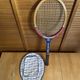 Vintage donnay wooden tennis racket + sports cover