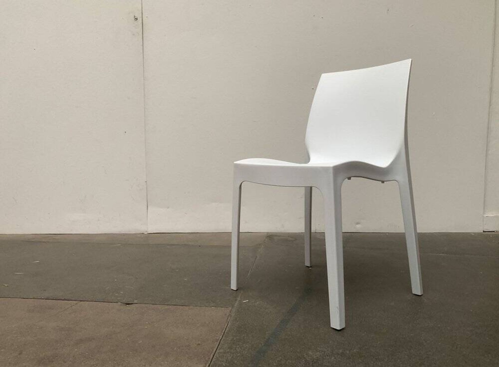 Stackable plastic auxiliary chair Italian Rome