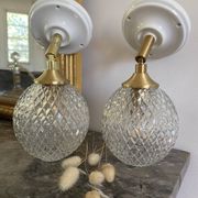 Paire d’appliques vintage