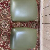 Paire de tabourets bas ou repose-pieds