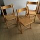 Lot of 3 vintage cantique folding chairs