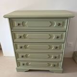 Commode ancienne relookée 5 tiroirs