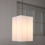 Vintage italian plexiglass tower pendant lamp