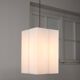 Vintage italian plexiglass tower pendant lamp