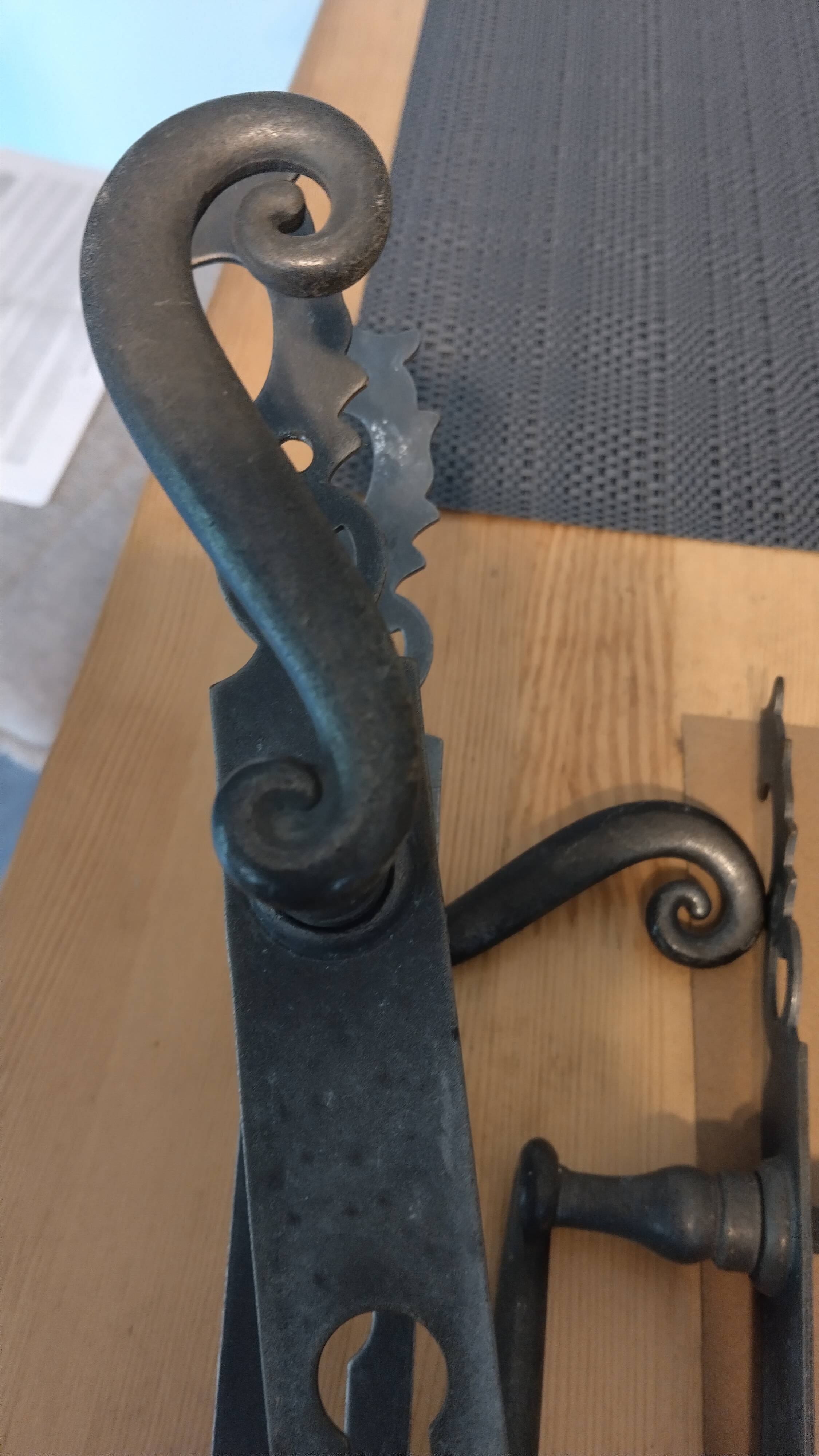 Antique door handles