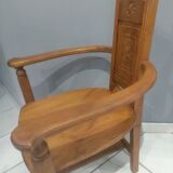 Set of 6 walnut armchairs from the early 20th century
