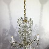 4 light crystal chandelier