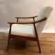 60s armchair reupholstered in loop