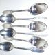 Set of 6 tablespoons in silver metal laurel Louis XVI by Christofle