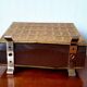 English magazine rack in embossed brass 1960