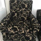Set of 2 convertible sofas and a wing chair