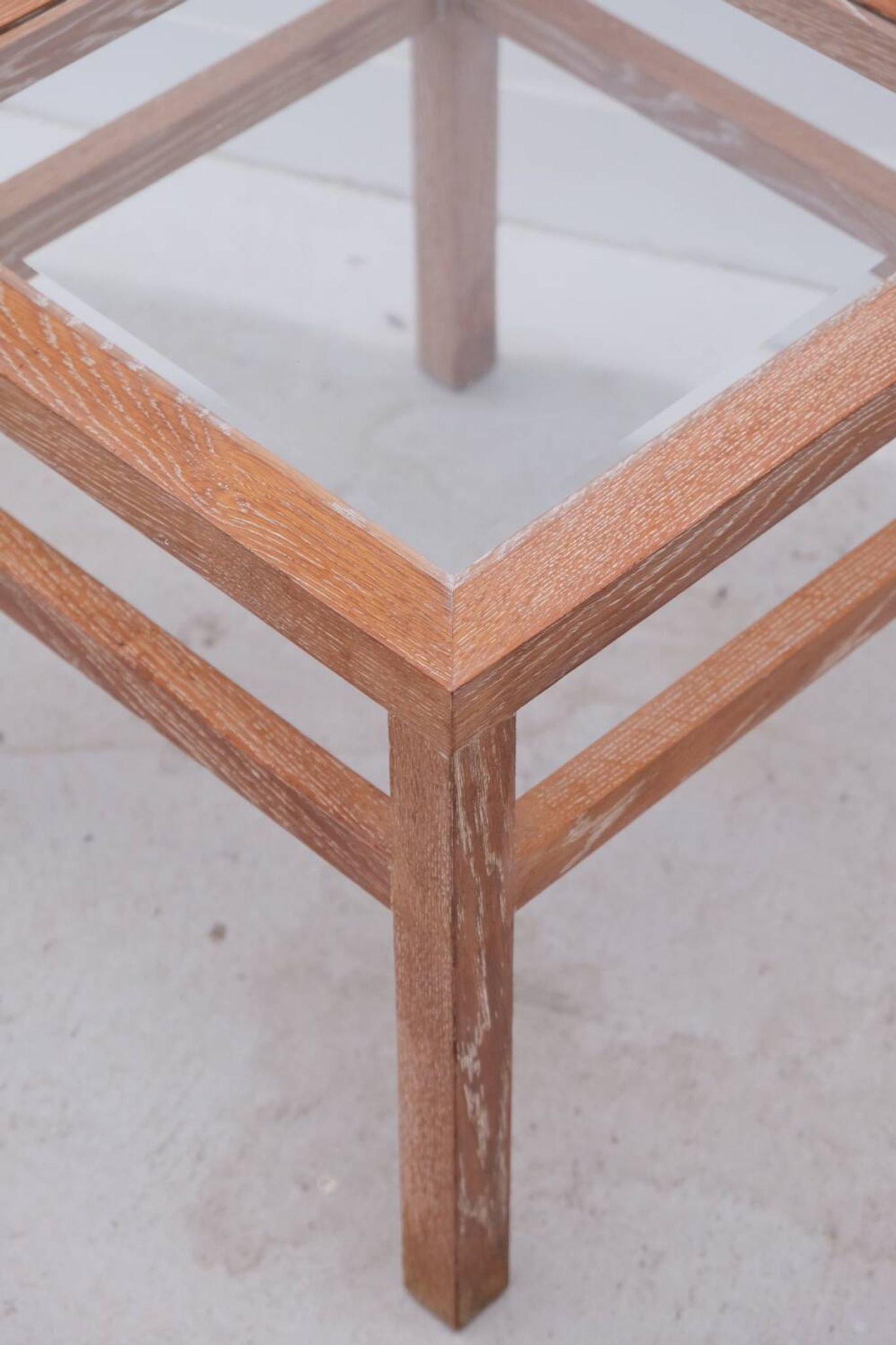Solid oak coffee table, 1980