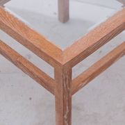 Solid oak coffee table, 1980