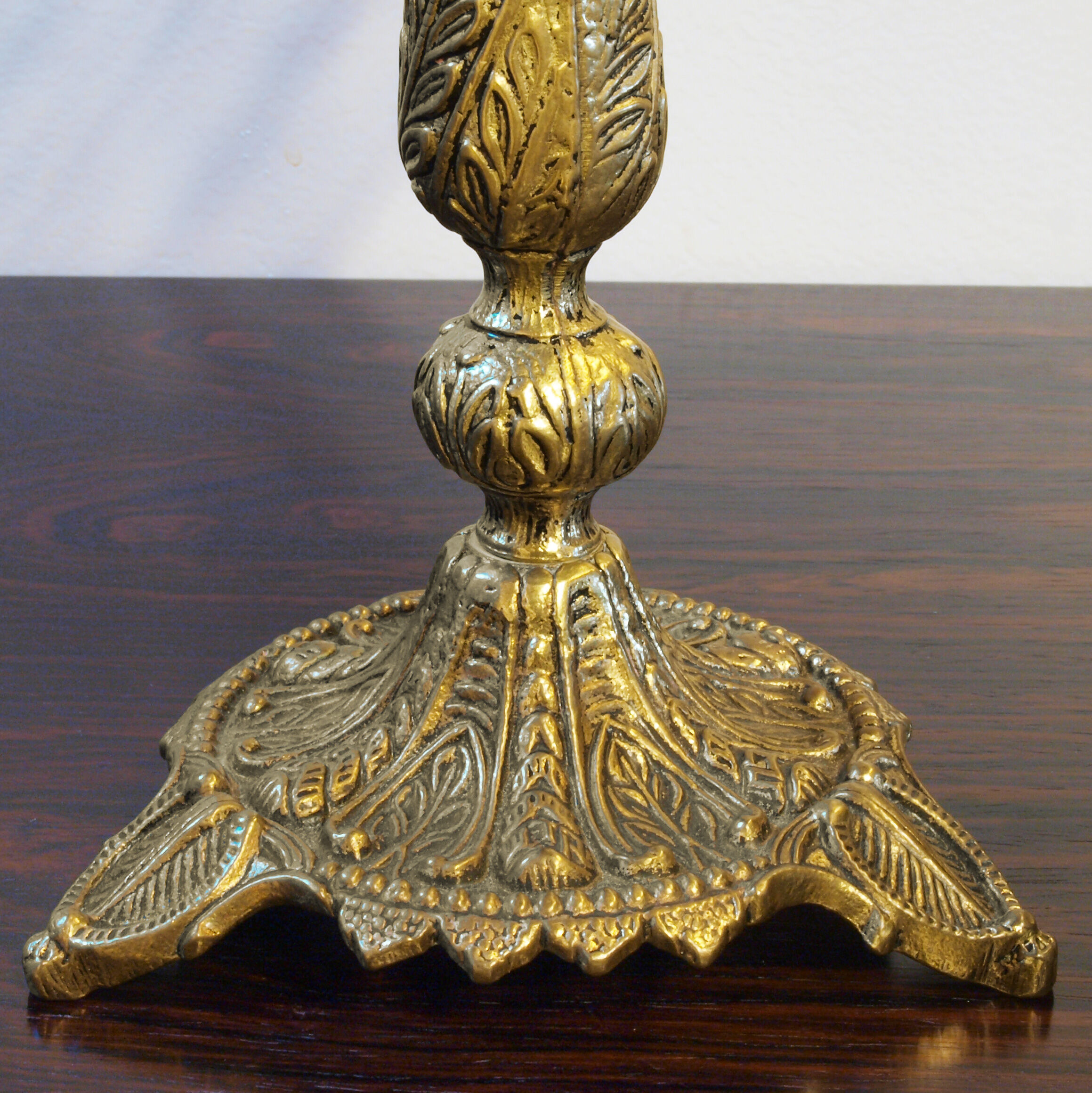 Menorah Hanukkah Brass Chandelier by Tamar