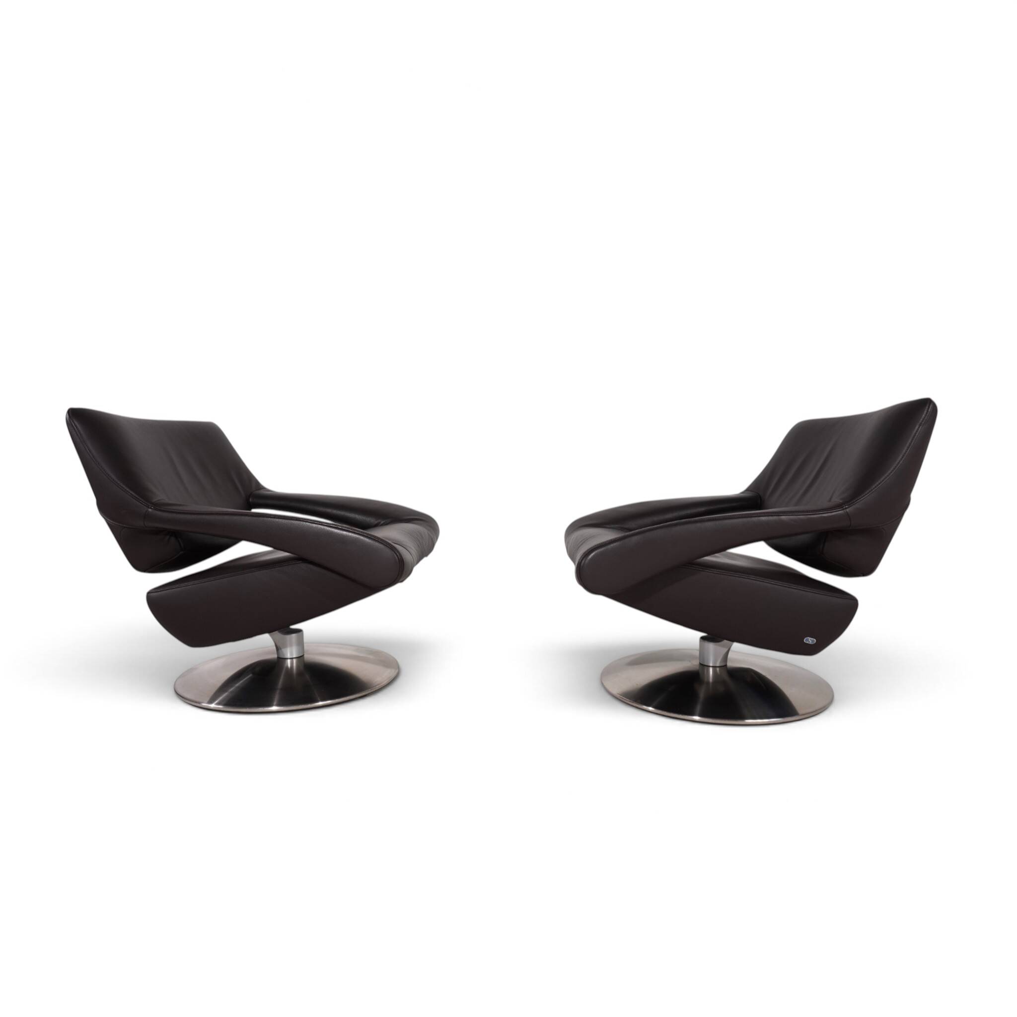 De Sede DS-255 Avantgarde Lounge Chair in Dark Brown Leather, 2000