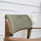Vintage Erik Buch chair pair - oak & velvet