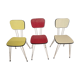 Chaises en formica pieds eiffel