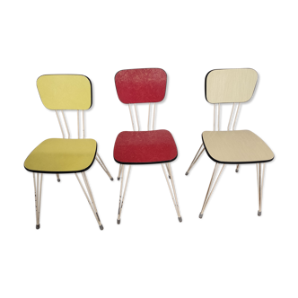 Chairs in formica feet Eiffel