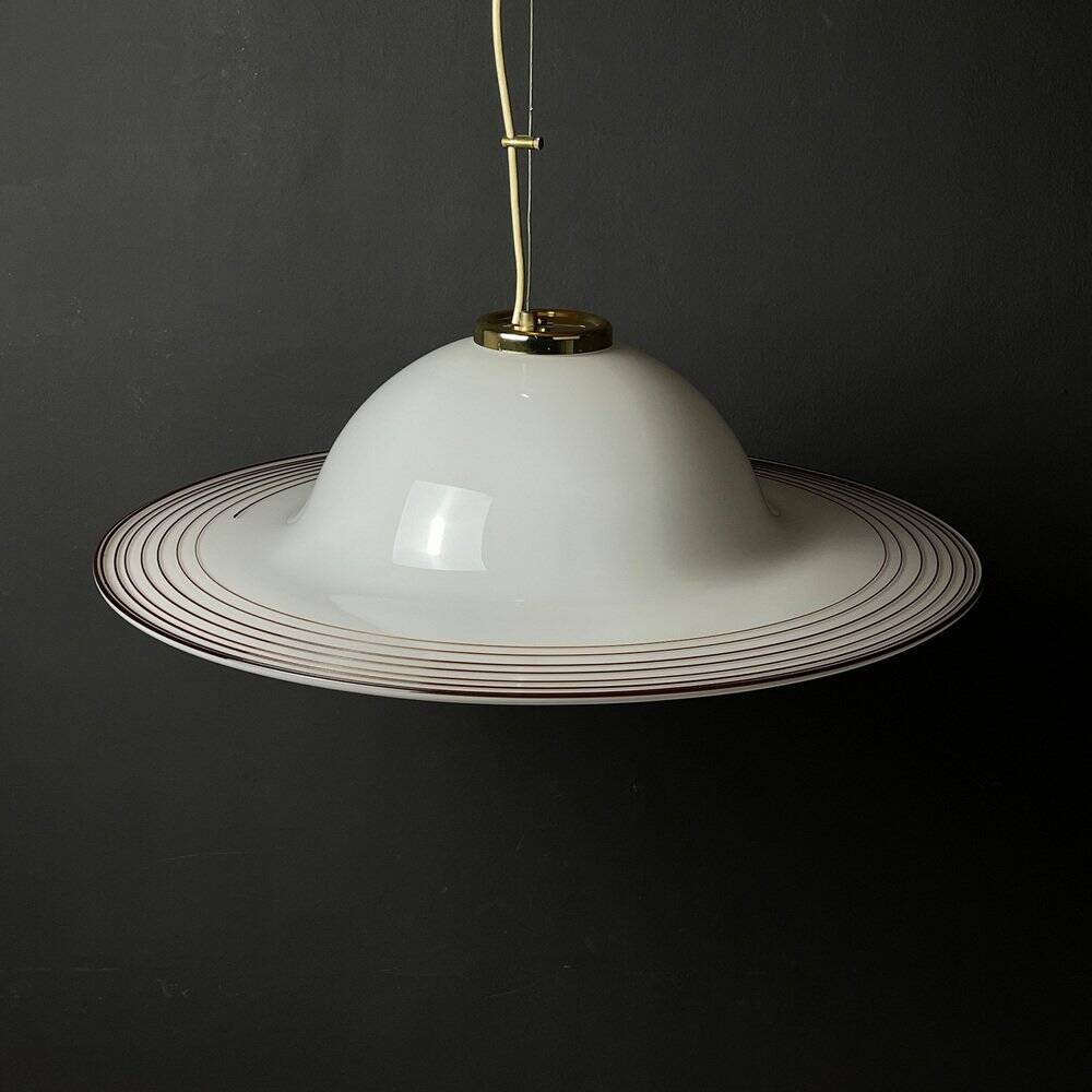 Large Murano glass pendant, Italy, 1970s