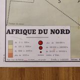 School map Algeria Tunisia