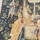 Hand-screen printed tapestry "concert of fountains"