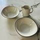 Small milk jug and porcelain bowls Schirnding Bavaria