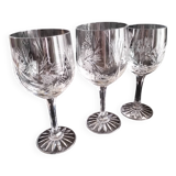 Verres en cristal ciselés