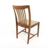 Set of 6 Scandinavian walnut chairs, Sweden, 1960