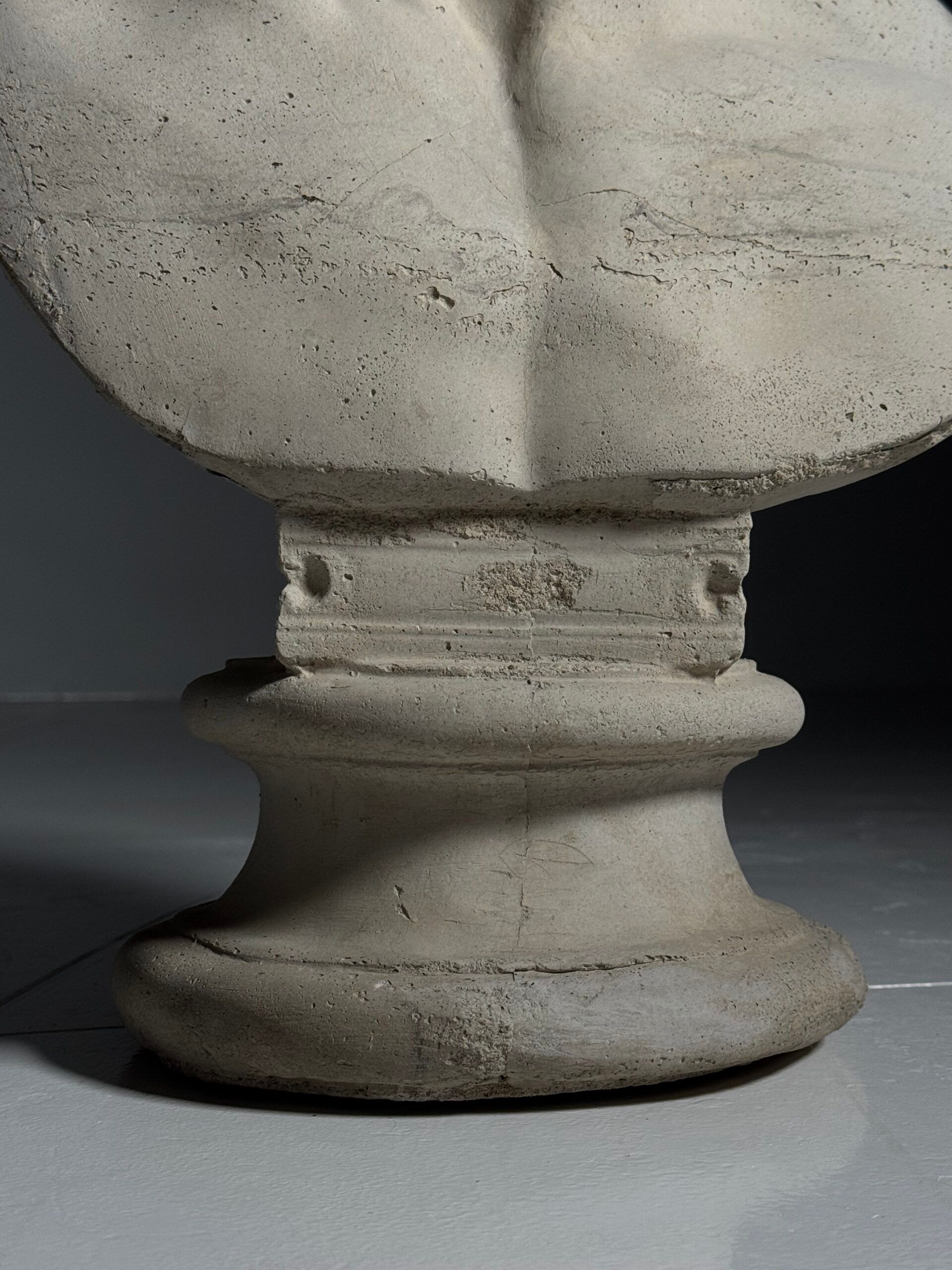 Concrete bust companion of Odysseus