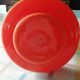 Vase, pichet verre Empoli orange année 70