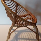 children's rattan armchair