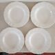 4 Sarreguemines ivory soup plates