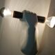Dumbbell wall light by JC Peiré 1980