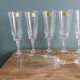 Set of 6 Luminarc champagne flutes from Arques glassworks